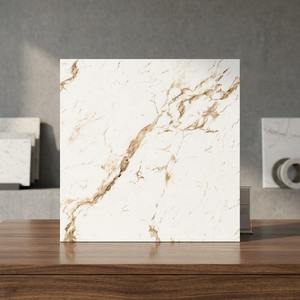 กระเบื้องปูพื้นพอร์ซเลนขัดเงา Ivory Vision Satuario ขนาด 600x600 มม. ลายหินอ่อน เคลือบเซรามิก - Product Image 2