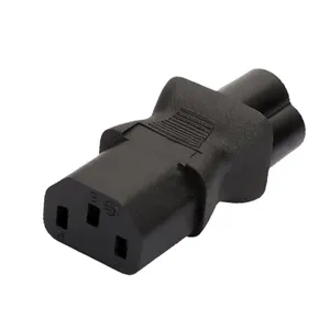 High Quality Iec 320 Male Universal Adapter Socket Furutech Iec320 Female Connector C13 To C6 Power Converter