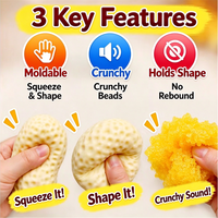 Jouets Squishy Croustillants en Forme d'Arachide, Jouets Sensoriels Anti-Stress Non-Ressortissants, Vente en Gros