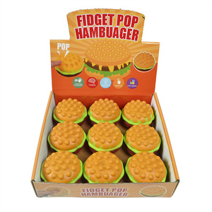 Nouveau Jouet Squishy Hamburger Botu – Balle Anti-Stress à Presser, Poupée Squishy pour Enfants, Cadeau Anti-Pression - Product Image 1