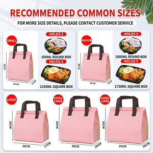 Mochila Térmica para Entrega de Alimentos, Bolsa Refrigerante Impermeable de Tela No Tejida, Bolsa de Reparto <span class=keywords><strong>Uber</strong></span> Eats, Logotipo Personalizado OEM - Product Image 6
