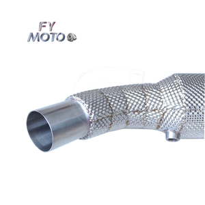 Pour ALFA Romeo Giulia 2.9T tuyau de descente d'échappement avec bouclier thermique - Product Image 5