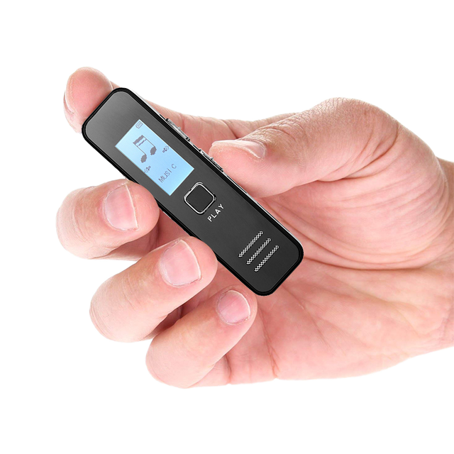 BOENKAI VR029 Digital Voice Recorder Mini USB WAV TF Card Over 18 Hours Recording One-Key Easy Operation Gift