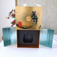 Boîte cadeau personnalisée haut de gamme avec impression UV, fermeture à double porte, pour emballage de cosmétiques, théière, bouteille de vin