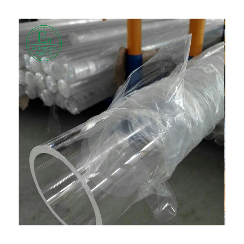 High Quality Transparent Clear Polycarbonate Pipe Colorful PVC PC PMMA Acrylic Plastic Tube