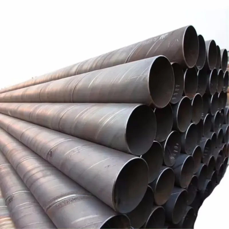 Tubería de acero soldada al carbono de fábrica china Tubería de acero galvanizada por inmersión en caliente API 5L SSAW tubería de acero soldada en espiral