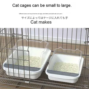 Vente en gros, extra large, bac à litière <span class=keywords><strong>pour</strong></span> chat neuf, toilettes <span class=keywords><strong>pour</strong></span> <span class=keywords><strong>chaton</strong></span> anti-éclaboussures semi-fermées épaissies 20L, fournitures bon marché <span class=keywords><strong>pour</strong></span> chat - Product Image 3