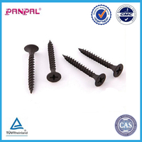 Jeu de vis pour cloison sèche noire galvanisée, 60 pièces, composants manuels en fer, kit d'outils de haute qualité disponible OEM, fournisseurs fiables