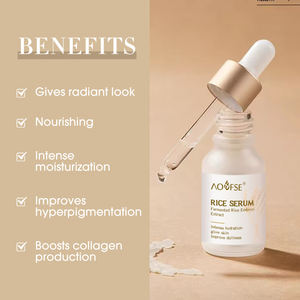 Fabricante arroz cuidado de la piel eliminar puntos negros arroz agua belleza suero brillo suero de arroz blanco - Product Image 2