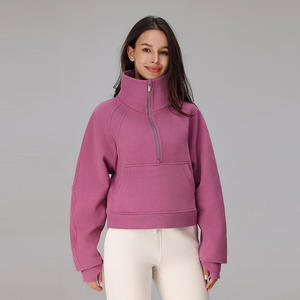 Chaqueta Deportiva de Invierno para Mujer, Gruesa, 34% Algodón, Media Cremallera, la Más Vendida de Australia, con Logotipo Personalizado, Transpirable - Product Image 3