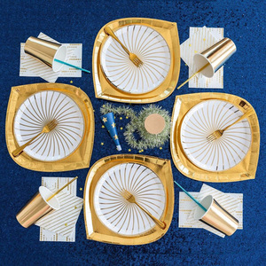 Décorations de fête d'anniversaire pour enfants sur mesure en gros, fournitures de fête, ensemble de vaisselle - Product Image 2