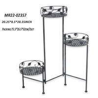 Pot Bunga Sepeda Mini Rustic dari Besi dengan Lapisan Powder Coating untuk Rumah dan Taman