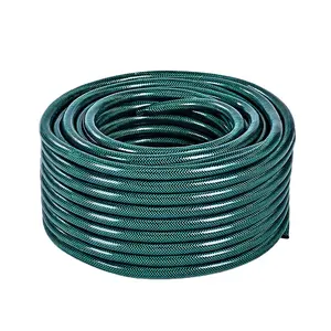 Tuyau de décharge en PVC pour jardin, tube Flexible avec connecteur, disponible en plusieurs couleurs et tailles, 1/4 pouces