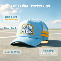 Gorra Deportiva Clásica con Logotipo Bordado Personalizado, Gorra Trucker de 5 Paneles con Visera Curva Vintage, Transpirable, de Espuma y Malla