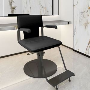 Buen Precio Ajustable Muebles de barbería Nueva Silla de salón Silla de peluquero reclinable Silla de estilo de peluquería - Product Image 5