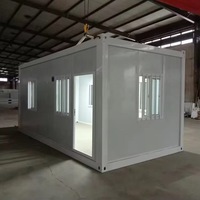 Maison préfabriquée modulaire pliable de luxe moderne de 20 pieds ou 40 pieds, 2 chambres, type « Granny Flat », compacte et portable