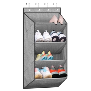 Lớn Sâu Túi Over-the-Door Giày & Quần Áo <span class=keywords><strong>Organizer</strong></span> Ngắn Treo Giá Cho Tủ Quần Áo Sneaker Lưu Trữ - Product Image 1