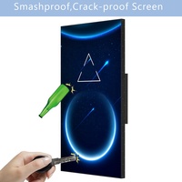 Pabrik baru 65 inci 4K FHD LCD Splicing layar antigores layar LCD Logam Ultra sempit Bezel LCD Video dinding kualitas tinggi