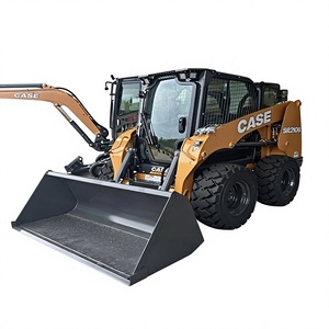 Pour chargeuse compacte sur chenilles série 200, diesel, jaune, avec godet, haute puissance de creusement - Product Image 2