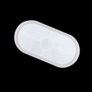 Moule en silicone pour sous-verre ovale en forme d'ellipse, résine époxy, fabrication artisanale DIY, tapis de découpe OEM/ODM - Product Image 3