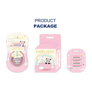 GOODMAX Travel Luxury Woman Body Razor Shave Razor Blade 5 Women Mini Razor for <span class=keywords><strong>Bikini</strong></span> - Product Image 6
