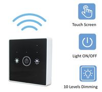 Système de 6 luminaires solaires LED tubulaires naturels pour intérieur, maison et bureau, panneau solaire 50W, indice de protection IP44, garantie 5 ans, blanc pur