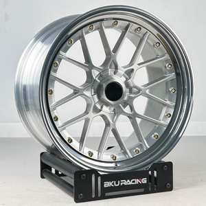 Ruedas forjadas Bku de <span class=keywords><strong>2</strong></span> piezas para <span class=keywords><strong>Porsche</strong></span> 964 <span class=keywords><strong>Turbo</strong></span> 911 993 996 997 991 17 18 19 20 pulgadas llantas cóncavas 8-13J aleación LMR 5x130 ruedas - Product Image 2