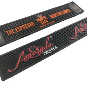Personalized Long <b>Silicone</b> PVC Bar Mat Rubber Pub Runner Beer Spill <b>Pad</b> Rail Mat Drip Tray Non Slip Counter Mat Coaster Placemat - Product Image 6