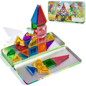 Boîte en métal personnalisée avec logo, livraison rapide, étui rectangulaire en métal pour blocs de construction magnétiques portables, emballage pour ensemble de <span class=keywords><strong>voyage</strong></span> - Product Image 5