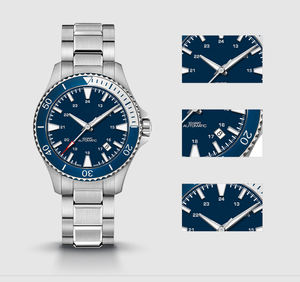 10ATM 빈티지 다이버 오토매틱 시계 스포츠 시계 2021, 나비 포어 시계 - Product Image 4