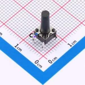 TC-1102-C-T-B Tactile Switch Through hole Component (THT) Switch 2.6N 6mm 6mm 13.5mm - Product Image 1