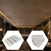 Panneaux en nid d'abeille en aluminium anti-décoloration, revêtus de fluorocarbone, pour les halls intérieurs et les murs extérieurs des places urbaines
