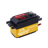 Servomoteur programmable AGFRC B44DLM V2 à profil bas, 15 kg de couple élevé, 0,17 seconde de vitesse élevée, engrenage en titane HV, servo numérique DC pour voiture RC