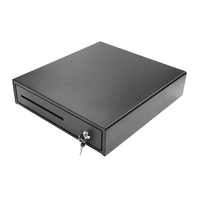 Tiroir-caisse LAS-335 pour terminaux de point de vente commerciaux - Interface RJ45, écran tactile, garantie 1 an, noir/blanc