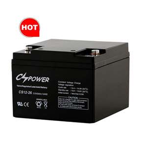 CSPower 12V 26ah 딥 사이클 AGM <span class=keywords><strong>UPS</strong></span> Vrla 납산 저장 배터리 CS12-26 - Product Image 1