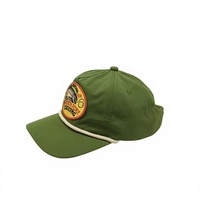 Casquette rétro en nylon avec logo brodé personnalisé, ajustable, style trucker, non structurée, vintage, pour l'extérieur
