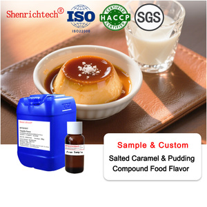 Muestra de caramelo salado y pudín sabor doble grado alimenticio sabores aceite líquido para té de la leche productos lácteos bebidas - Product Image 1