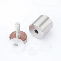 Entretoise de fixation en acier inoxydable 316 304 pour système de balustrade de balcon et d'escalier en verre sans cadre
