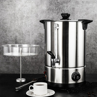 Distributeur de percolateur de café en acier inoxydable de conservation de la chaleur commerciale Brasseur de café instantané Urne à café de restauration