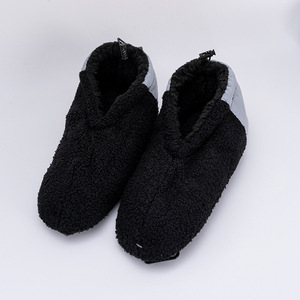 Man <strong>Men</strong> <strong>Men's</strong> Winter Sherpa Plush Indoor Home <strong>Slipper</strong> <strong>Slippers</strong> <strong>Boots</strong> Booties With Fluffy Sherpa Lining and Anti-slip Sole - Product Image 3