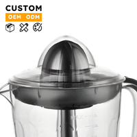 Skd Citrus Juicer Kan Cam Top Ranking Oem Odm 40W Elektrische Juicer Machine 1l Plastic Professionele Citrus Pers Juicers