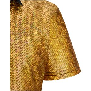 2025 Boys Disco Shirt with Sequins Button Down 70s Party Costume Kids <b>Performance</b> <b>Wear</b> B0DF2LDXH7 - Product Image 4