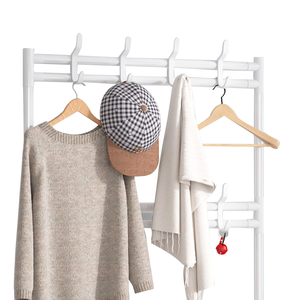 Bán Buôn 3/4/5 Tầng Móc Áo Tầng Dọc Tủ Quần Áo Đa Chức Năng Sử Dụng Phía Sau Cửa Nhập Kim Loại Giày Áo Giá - Product Image 5