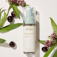 Botol busa 30ml 50ml 100ml 150ml Dispenser sabun cair kosmetik hewan peliharaan dengan botol pompa busa