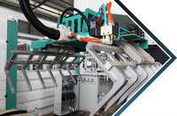 Palettiseur automatique de graines d'arachide 20-50kg pour la boîte sac carton riz ciment sacs dépalettiseur de palette robot palettiseur à colonne unique
