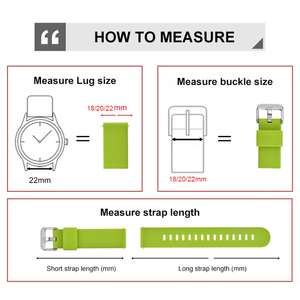 Bracelet de montre en silicone à libération rapide interchangeable pour montres intelligentes - Product Image 3