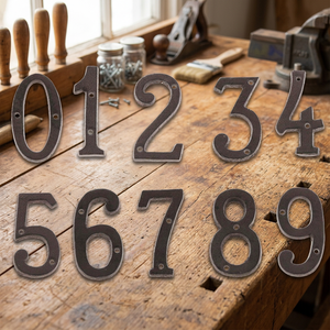 Cast Iron Black Home Decor Signs Numbers & <b>Letters</b> - Product Image 3
