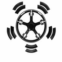 Nouvelles jantes forgées en fibre de carbone concaves personnalisées 5X114.3/5X120/5X112 20/22/24 pouces 25 mm ET pour