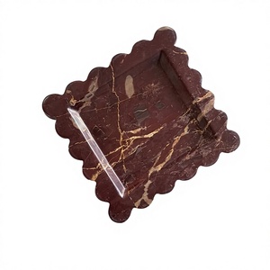 Plateau de présentation de bijoux en marbre travertin beige moderne SW STONE, poli, étanche, décoratif, pour le design graphique - Product Image 3