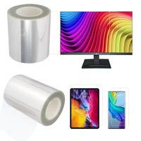 Rollo de Película Protectora de Pantalla PET de Alta Transparencia Personalizada para Laptop, iPad, Teléfono Móvil, Antiestática, Antihuellas, Antiarañazos